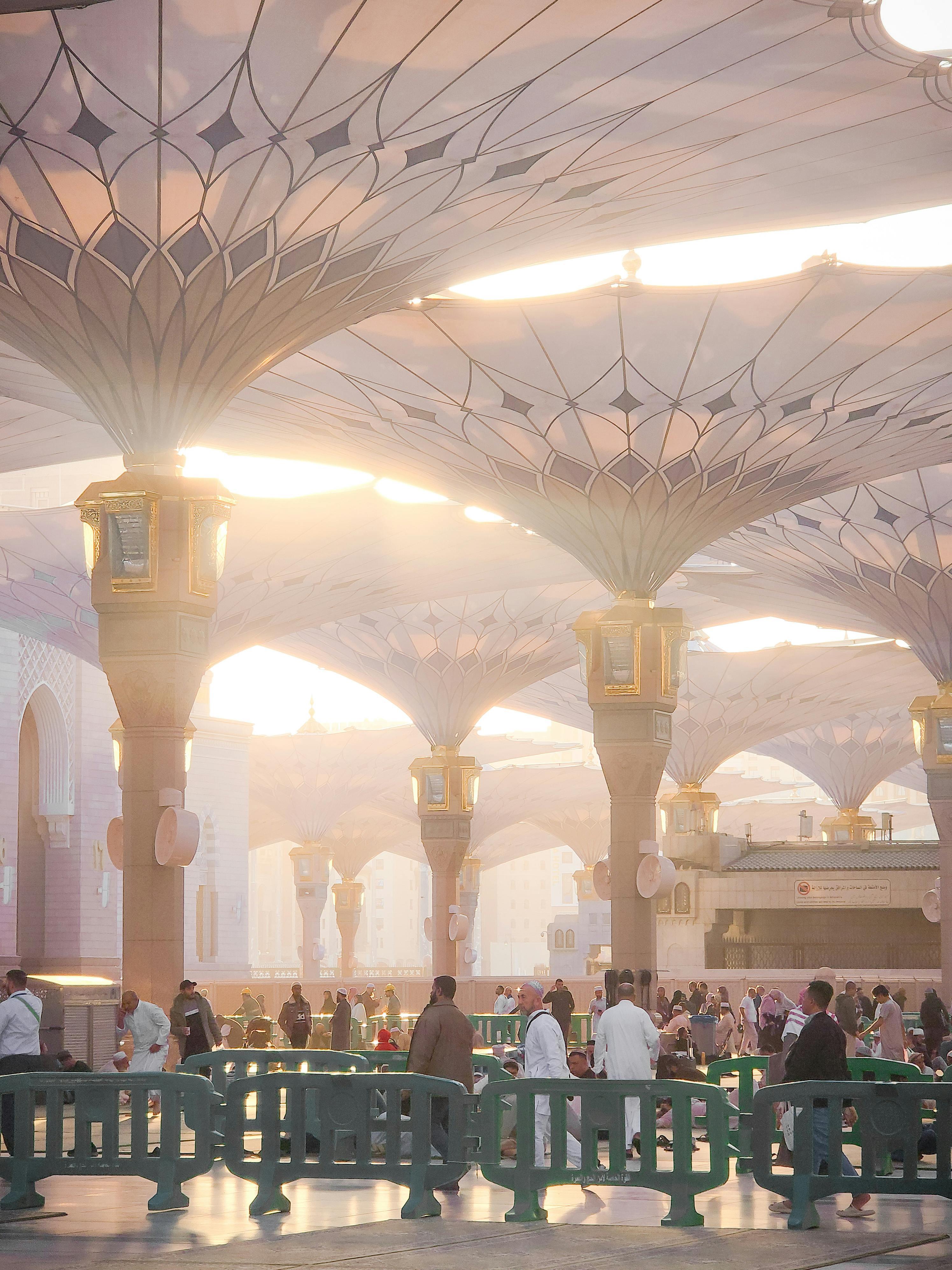 Masjid al-Haram and Kaaba during Umrah